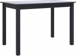 vidaXL Kummipuust tahke s&ouml;&ouml;gilaud Puidust s&ouml;&ouml;gilaud K&ouml;&ouml;gilaud s&ouml;&ouml;gilaud Tahke puidust s&ouml;&ouml;gilaud s&ouml;&ouml;gituba k&ouml;&ouml;k must 114 x 71 x 75 cm MDF-plaat
