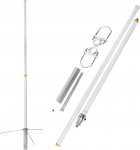 HYS 2 m 70 cm antenni baasjaam 68,89-tolline kiudoptiline antenn SL16 &uuml;hendusega mobiilse raadioamat&ouml;&ouml;ride transiiveri kahesuunalisele raadiole