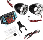 Mootorratta MP3 s&uuml;steem, veekindel mootorratta BT MP3 m&auml;ngija, Stereo k&otilde;laris&uuml;steem, USB TF kaardi hoidja