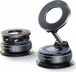 JOYROOM vaakum mobiiltelefoni hoidja auto magnet kokkupandav iminapakett mobiiltelefoni hoidja auto Magsafe 360&deg; reguleeritava metallvarrega, magnetiline mobiiltelefoni hoidja auto iPhone 16 15 14 14 13 12 & MagSafe jaoks