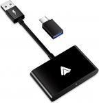 Androidi traadita autoadapter, Androidi autodongle Android autoraadio jaoks, OEM juhtmega Android autodele alates 2016-2025, toetab USB-liidest, &uuml;hildub Android 11 ja uuematega