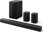 LG DS60TR 5.1ch Soundbar Dolby Audio (440W) koos subwooferi ja tagak&otilde;laritega (AI Sound Pro, Wow liides, Bluetooth, HDMI ARC, seinale paigaldatav v&otilde;imalus) [2024], must