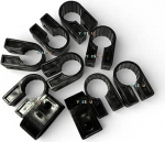 C8 gepanzerte Kabelklemmen, Stahldraht, gepanzert, SWA, schwarz, HDPE, UV-best&auml;ndig, C8-Kabelklemmen, C8 Klammern, Draht, elektrische Kabelklemmen, 10 St&uuml;ck