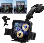 Mobiiltelefoni hoidja auto laadimisfunktsiooniga, 15 W Qi Double Coil traadita autolaadija kiirlaadija mobiiltelefoni hoidja auto magnet Samsung Galaxy Z Fold 6/5/4 iPhone jaoks Huawei jaoks