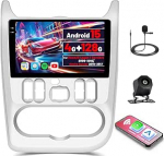 [4G+128G] Inefala Android 15 Autoradio f&uuml;r Renault Logan 1 Sandero 2009-2015/Dacia Duster 2010-2017 mit Wireless Carplay Android Auto, 9" Touchscreen Radio mit Navi GPS WiFi RDS/FM R&uuml;ckfahrkamera Mic