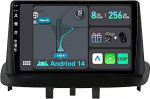 [8GB + 256GB] Android 14 Autoradio Renault Megane 3 (2009-2014) - [Integreeritud CarPlay/Android Car/DSP/GPS]-9-tolline IPS-kaamera + MIC-DAB/peeglilink/Bluetooth 5.0/360 kaamera/rooliratas