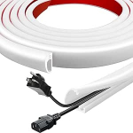 3M Mini kaablikanalid isekleepuvad, paindlik silikoonist kaablikanal, poolringikujuline kaablikate, kaablikate puhta kaabli paigaldamiseks, kaablikate, kaablikanal seinale, p&otilde;randale, kontorisse, koju