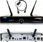 Octagon SF8008 4K HDR UHD H.265 E2 Linux Dual WiFi DVB-S2X & T2C Combo kaabli DVB-T2 & Sat-vastuv&otilde;tja