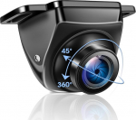 AHD 1080P tagurduskaamera auto tagurduskaamera 360 &deg; + 90 &deg; p&ouml;&ouml;ratav metallist korpus universaalne tagurduskaamera &ouml;ise n&auml;gemisega 170 &deg; laia nurga tagurdusliiniga IP69 veekindel tagurduskaamera j&auml;relpaigaldamine