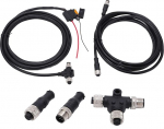 NMEA 2000 Starter Kit, veekindel NMEA v&otilde;rgu stardikomplekt, 3-poolse T-liitmiku adapteri ja isas- ja emas-vastupiduriga