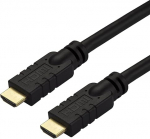 StarTech.com 10 m HDMI 2.0 kaabel - 4K 60Hz aktiivne HDMI &uuml;henduskaabel - CL2 n&otilde;uetele vastav / leegikindel - Pikk vastupidav suure kiirusega UHD HDMI kaabel - HDR, 18Gbit/s, pistikupesa - must (HD2MM10MA)
