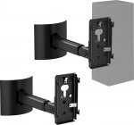 K&otilde;larihoidja seinakinnitus ja laekinnitus Bose UB-20, UB-20 Series II, WB-50 II, Lifestyle Series, Soundtouch Series, nurga all reguleeritav k&otilde;larite seinakinnitus - must (2 tk)