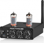 Douk Audio P6-Mini HiFi Bluetooth toru eelv&otilde;imendi Mini Stereo Valve Preamp Tube Preamp koos Treble Bass Controliga kodukinos&uuml;steemi jaoks