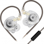 KZ EDX Pro X k&otilde;rvaklapid, HiFi IEM k&otilde;rvaklapid, Deep Bass Sound In-Ear Monitor eemaldatava kaabliga, Audiophile DJ lauljatele