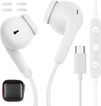 USB C k&otilde;rvaklapid Samsung A55 A35 A54 A34 A16 5G Galaxy S24 FE S23, HiFi Stereok&otilde;rvaklapid koos kaabliga mikrofoniga C-t&uuml;&uuml;pi k&otilde;rvaklapid USB C-&uuml;hendusega iPhone 16 Pro 15 iPad Air Xiaomi 14T 13 jaoks