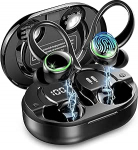 Bluetooth spordik&otilde;rvaklapid, juhtmevabad Bluetooth 5.4 k&otilde;rvaklapid ENC m&uuml;ravastase ja 4 HD-mikrofoniga, 50 tundi juhtmevabad k&otilde;rvaklapid, k&otilde;rvaklapid Hi-Fi stereoga, IP7 veekindel, USB-C/LED