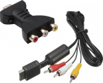 1080P HDMI auf AV RGB RCA Konverter, AV-Kabel f&uuml;r PS1, PS2, PS3, 1,8 m, AV-zu-Cinch-Kabel, High-Definition-HDMI-zu-3-RGB-Cinch-adapter, digitaler Signalwandler und Composite-Kabel