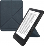 kwmobile &uuml;mbris &uuml;hildub Kobo Clara BW/Clara Colour/Tolino Shine (5) / Shine Colour &uuml;mbris - Kunstnahast &uuml;mbris - eReader kaitsev &uuml;mbris - kate tumesinine