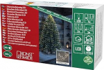 Konstsmide 6371-160 LED-tuled "Star Tinsel" / siseruumides kasutamiseks (IP20) / VDE testitud / 12 V sisemine trafo / vaskv&auml;rviline juhe, 10 rida 20 LED-iga.