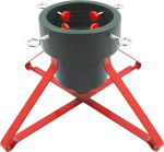 The Christmas Workshop 70509 J&otilde;ulupuu statiiv kuni 2,5 m k&otilde;rgusele ja 14,5 cm l&auml;bim&otilde;&otilde;dule, 2,8 l veele, 57 cm x 57 cm x 21,5 cm, metall, roheline/punane, 57 21,5 cm, 57 21,5 cm