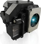 Projektori asenduslamp, mis &uuml;hildub Epson ELPLP56/V13H010L56 EH-DM3, H319A, H319B, MovieMate 60, MovieMate 62, asenduslamp koos korpusega.