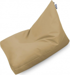 HAPPERS Pyramid Bean Bag XL Faux Leather Beige Interior