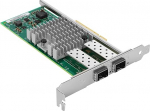 PCIe Ethernet v&otilde;rgukaart Intel X520-DA2 82599ES kiibistikuga PCIe 2.0 x8 10Gb Dual Port SFP+ LAN kaart, mis toetab Windows Server/Windows/Linux/VMware/ESX-i.