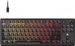 Corsair K70 Core TKL RGB Tenkeyless mehaaniline m&auml;nguklaviatuur, MLX Red V2, eelniisutatud, akustiline summutus, ABS-katted, QWERTY ES - must