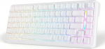 MAMBASNAKE M82HE QWERTY 75% Rapid Trigger Keyboard Cablata sagedusega di Polling di 8000Hz, reguleeritav k&auml;ivitamine ja 0,01 mm RT t&auml;psus Wired RGB Gaming Keyboard - valge kontuuriga