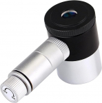 Svbony Telescopic Eyepiece 1.25 Inch 12.25 mm Illuminated Reticle Plossl Eyepiece with Double Lines Reticle Adjustable LED Lighting Eyepiece for Centring Guide Stars for Astrophotography