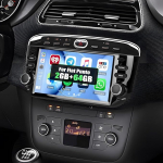 SIXWIN 2+64G Android 13 autoraadio Fiat Punto (2010-2016)/Linea (2012-2015) jaoks koos Carplay/Android Auto/Mirrorlink, 6.2-tolline HD puuteekraan toetab WiFi GPS FM Bluetooth EQ
