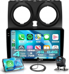 4G+64G traadita Carplay Android autoraadio Nissan Qashqai J10 2006-2016 jaoks