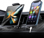 Z Fold auto mobiiltelefoni hoidik - 60&deg; p&ouml;&ouml;ratav, kindel hoidik, ei kuku kunagi maha - iPad Mini mobiiltelefoni hoidik auto ventilatsioon Samsung Z Fold 7 6 5 4 3 iPhone Samsung ja rohkem 4 - 12.9 tollile