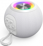 Hama Buddy Kaasaskantav Bluetooth-k&otilde;lar 5.3 3.0-tolline traadita IPX7 laetav aku kestab 12 tundi tolmu ja l&ouml;&ouml;gikindlalt 6W USB-C laadimiskaabel kaasas Valge