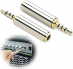 2 STK. 3,5 mm zu 2,5 mm Audio Adapter, Kopfh&ouml;reradapter, 3,5 mm Stecker zu 2,5 mm Buchse f&uuml;r Headset, Kopfh&ouml;rer, Mikrofon