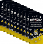 Rayovac Acoustic Zinc Air kuuldeaparaadi aku 10 (kollane)