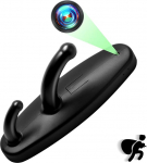LXMIMI Clothes Hook Camera, HD 1080P Clothes Hanging Camera, Small Video Camera with Motion Detection and Loop Recording (Black)