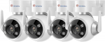 Ctronics Outdoor WiFi IP Camera with 350&deg;/90&deg; Swivel, Person Detection, Automatic Tracking, Coloured Night Vision, 2-Way Audio, 3 Installation Methods, IP66 (2)