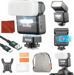 Godox IT32 Fujifilmi kaamerasalamitele IT32 TTL mini v&auml;lk koos X5F v&auml;lklambi p&auml;&auml;stikuga hajuti HSS 2.4GHz X-System GN18 kaamera v&auml;lklambi puuteekraaniga Integreeritud reflektor LED-valgus magnetiline v&auml;rvifilter
