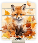 Farbklecks Collection Music Box Shelf Fox Flurry seinariiul kuni 40 kuulmisfiguuri jaoks M&otilde;&otilde;tmed 51 x 50 x 6 cm koos spetsiaalse hoiukambriga, mis &uuml;hildub Tonieboxiga K&auml;sitsi valmistatud Saksamaal