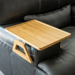 Shamrock Home ClipOn Tray Ristk&uuml;likukujuline diivanilaud laia diivanile Diivanivarre laud Kaasaskantav laud TV laud ja k&uuml;lgmised lauad v&auml;ikestesse ruumidesse Stabiilne diivanivarre laud s&ouml;&ouml;gi- ja joogilauaks