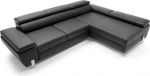 Molina Mini L-kujuline nurgadiivan ehtne nahk magamisfunktsiooniga (Madras, paremal)