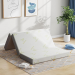 Inofia King Size kokkupandav madrats 15cm kokkupandav m&auml;luvahtmadrats eemaldatava kattega k&uuml;laliste kolmekordne madrats King Bed in a Box 100 Nights (150 x 200 x 15 cm)