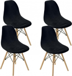 S&ouml;&ouml;gitoa toolikatted, komplekt 4, Shell toolikate, samet keskklassi, moodne tool, k&auml;edeta toolikate, Lounge k&ouml;&ouml;ki, s&ouml;&ouml;gituppa, elutuppa, k&uuml;ljetoolid, mustad toolid