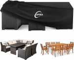 Kipiea Cover aiam&ouml;&ouml;bel Veekindel ristk&uuml;likukujuline kaitsev kate aiam&ouml;&ouml;bel Talvekindel 420D Oxfordi kangast Presenter aiam&ouml;&ouml;bel aiamaja laua ja lounge tuulekindel Anti-UV 250 x 210 x 90 cm