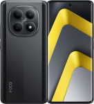 XIAOMI Poco M8 5G nutitelefon, 8 GB + 512 GB, 120 Hz 6,77-tolline madal AMOLED-ekraan, Snapdragon 6 Gen 3 protsessor, 50 MP AI kaksikkaamera, elegantne 7,35 mm kumer 3D disain, must, koos laadijaga.