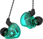 CCZ Melody Inear Wired Gaming Earbuds 1DD 1BA Hybrid Driver In-Ear k&otilde;rvaklapid IM k&otilde;rvaklapid HiFi Bass koos k&otilde;rva uimedega 4N OFC kaabel Drum Studio Editing PC Gaming