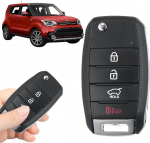4 nuppu Keyless Entry kaugjuhtimispuldi v&otilde;tmepult Smart Proximity Fob OSLOKA-875T OE 95430-B2100 (PSD) jaoks Kia Soul 2014 2015 2016 2017 2018 2019 433MHz 60 Chip