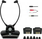 Retekess TA008 juhtmevabad k&otilde;rvaklapid telerile, TV heliv&otilde;imendi eakatele, 2.4G madala latentsusega, &uuml;he klahviga kuulmisv&otilde;imendi, reguleeritav summutus, topeltaku - 10H kasutamine, 30 m, k&otilde;rvaklapid telerile