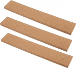BESTOYARD Valentine's Day Cork Stripes Cork Bulletin Bar Pin Board for Coaster Memo Strips Adhesive